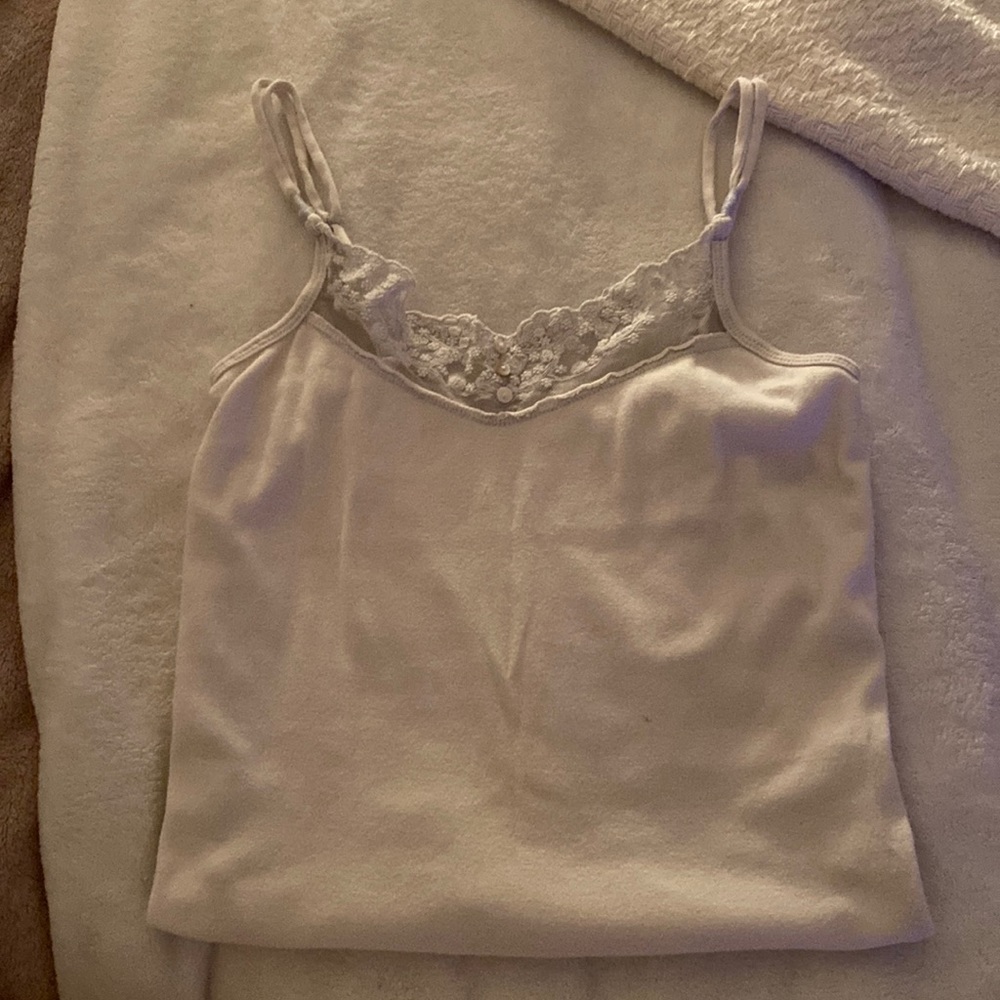Aeropostale Stretch | Size: M | Color: White | Cropped & Cute